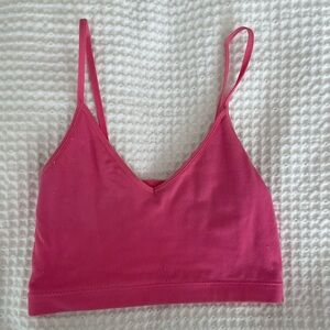 Beautiful hot pink Garage tank top!